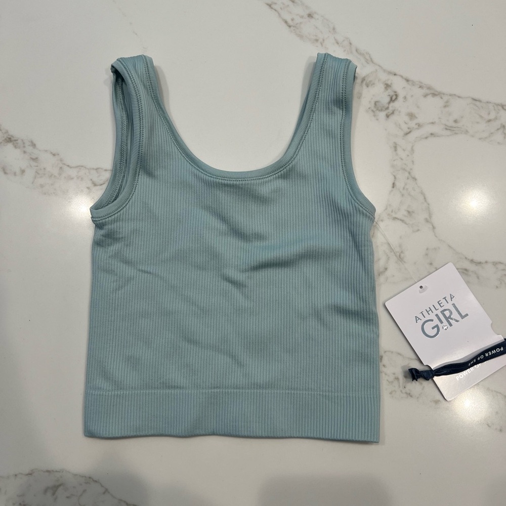 Athleta Girl Cropped Ribbed Tank